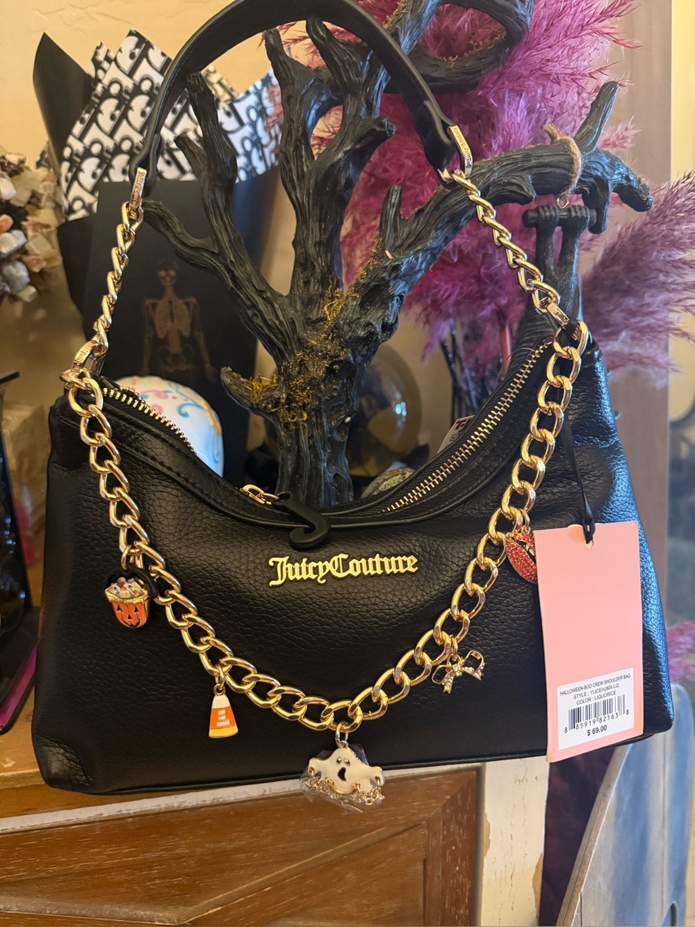 Juicy Couture Black Halloween Bag